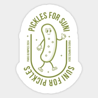 Pickles for Suni Sticker